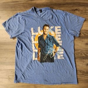 Official Luke Bryan “Kick The Dust Up” Tour Concert Country T Shirt Size XL